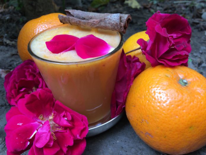 Healthy orange cinamon juice Fresh Healthy orange cinamon juice